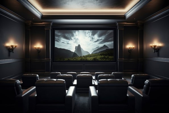 private movie room